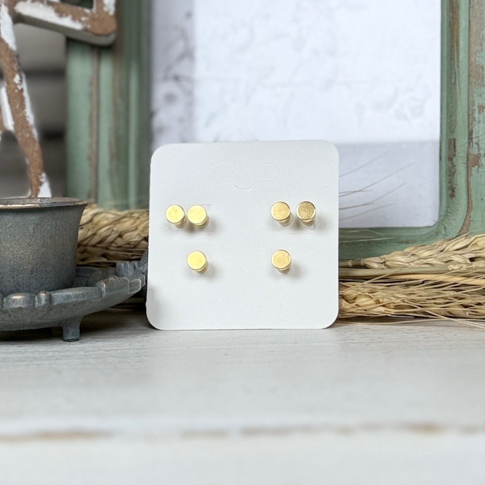 Pip Pop Ouchless Skylight Stud Earrings Set - Picture 6 of 7